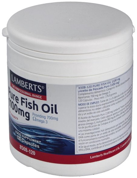 Aceite de Pescado Puro 1100 mg de Lamberts