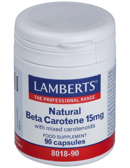 Beta caroteno Natural 15 mg de Lamberts