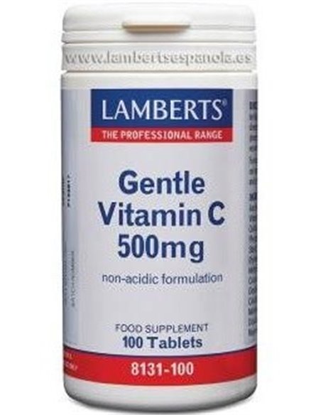Gentle Vitamina C 500 mg (Forma suave, no ácida) de Lamberts