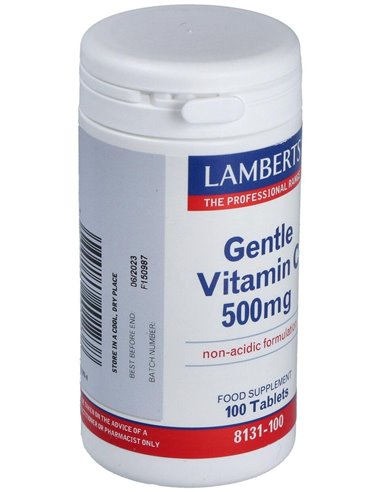 Gentle Vitamina C 500 mg (Forma suave, no ácida) de Lamberts