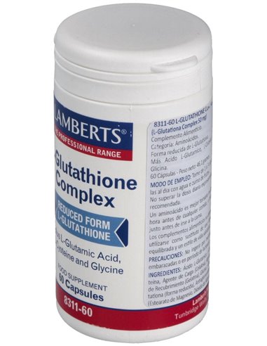 L-Glutationa Complex 60 Caps. de Lamberts