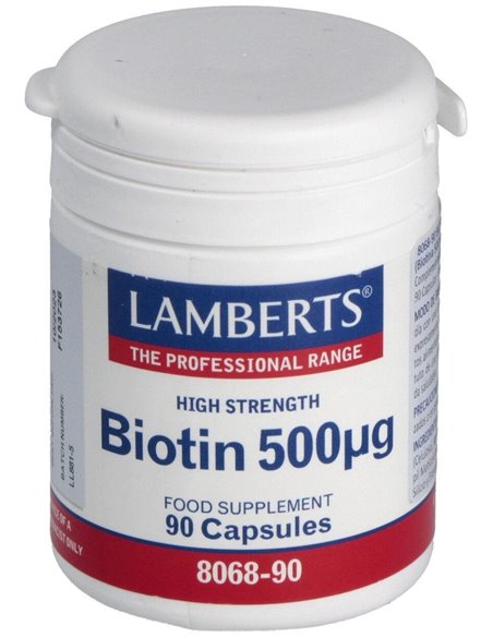 Biotina 500 µg de Lamberts