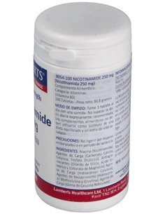 Nicotinamida 250 mg (Vitamina B3) de Lamberts 2