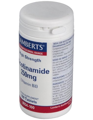 Nicotinamida 250 mg (Vitamina B3) de Lamberts