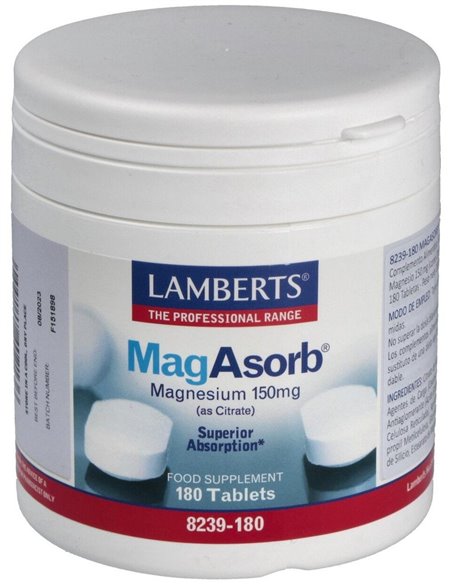 MagAsorb® (Magnesio 150 mg como citrato) de Lamberts