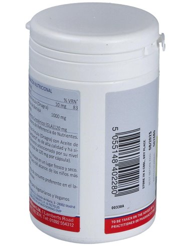 Aceite de Prímula y Borraja 1000 mg 90 Caps. de Lamberts