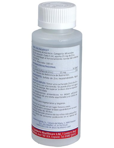 Zincatest 100 ml Líquido 100 ml de Lamberts