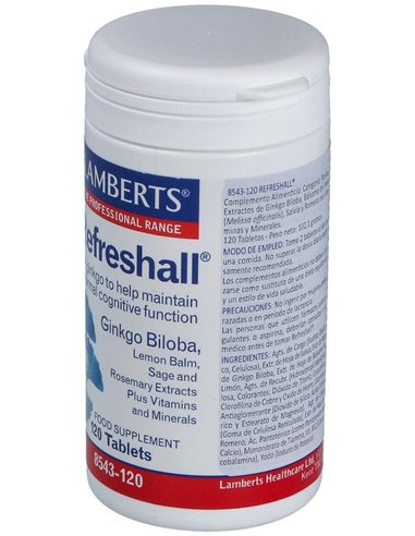 Refreshall® (Vit, Min, Gingko, Melisa, Romero +) de Lamberts