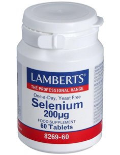 Selenio 200 µg (Como L-Selenometionina) 60 Tabs. de Lamberts 2