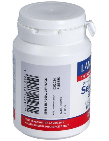 Selenio 200 µg (Como L-Selenometionina) de Lamberts