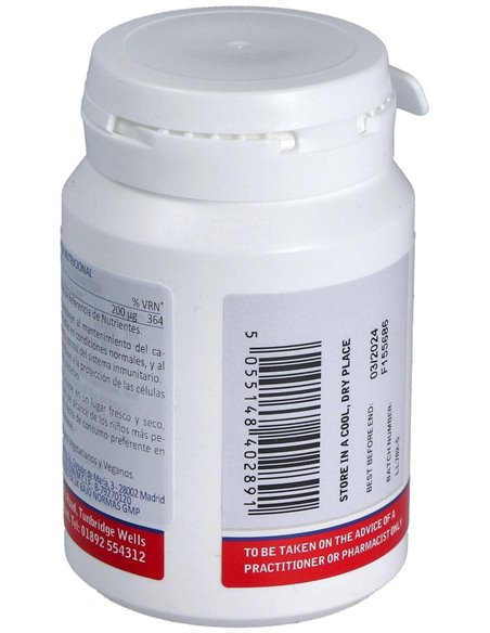 Selenio 200 µg (Como L-Selenometionina) 60 Tabs. de Lamberts