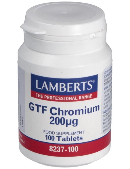 Cromo GTF 200 µg 100 Tabs. de Lamberts