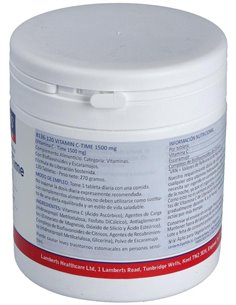 Vitamina C 1500 mg + Bioflavonoides Time Release 120 Tabs. de Lamberts 2