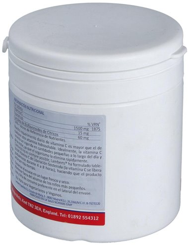 Vitamina C 1500 mg + Bioflavonoides Time Release 120 Tabs. de Lamberts