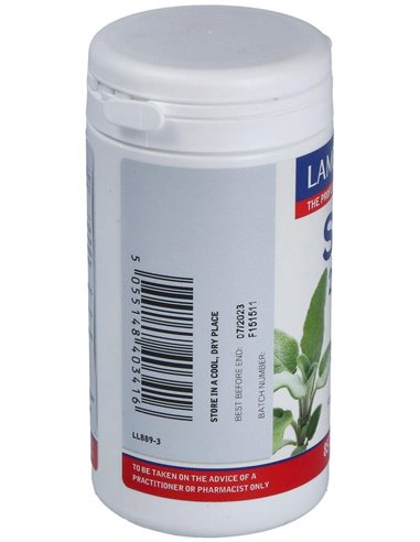 Salvia 2500 mg (2,5% de Ácido rosmarínico) 90 Tabs. de Lamberts