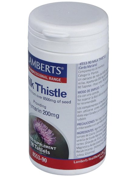 Cardo Mariano 6250 mg (200 mg de Silimarina) de Lamberts