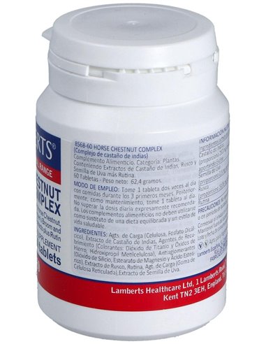 Complejo de Castaño de Indias 60 Tabs. de Lamberts