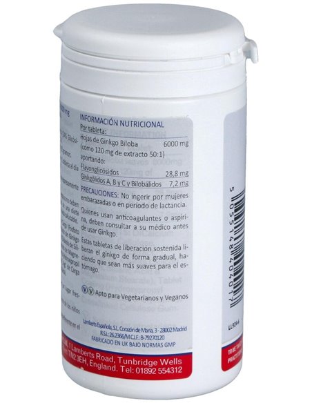 Ginkgo Biloba 6000 mg de Lamberts