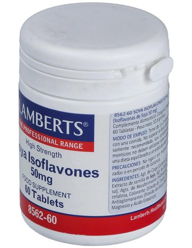 Isoflavonas de Soja 50 mg de Lamberts