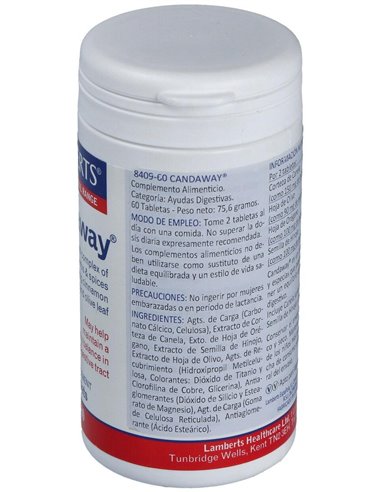 Candaway® (Canela, olivo, hinojo y orégano) de Lamberts