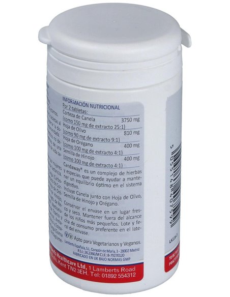 Candaway® (Canela, olivo, hinojo y orégano) de Lamberts