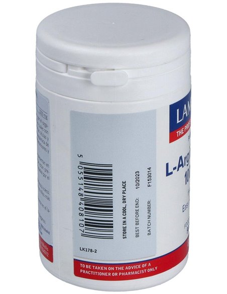 L-Arginina HCl 1000 mg de Lamberts