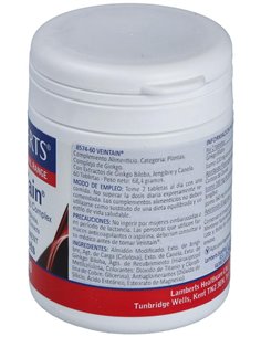 Veintain® (Ginkgo+Canela+Jengibre) 60 Tabs. de Lamberts 2