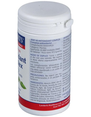Complejo Antioxidante (10.000 ORAC) de Lamberts