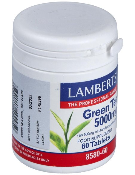 Te verde 5000 mg (Con 10 mg de L-Teanina) de Lamberts