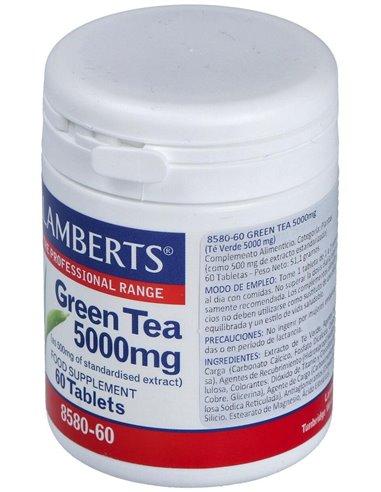 Te verde 5000 mg (Con 10 mg de L-Teanina) de Lamberts