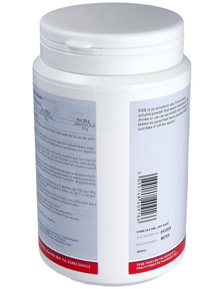 FOS® (Fructo-Oligosacáridos en polvo) 500 g de Lamberts