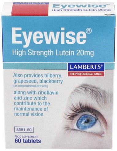 Eyewise® (Luteína, Zeaxantina,Plantas, Vit, Min) de Lamberts