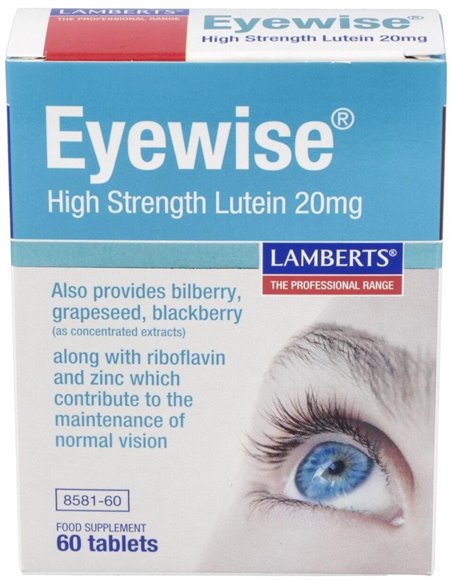 Eyewise® (Luteína, Zeaxantina,Plantas, Vit, Min) 60 Tabs. de Lamberts