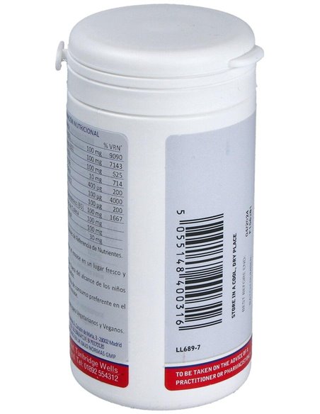 Complejo de Vitaminas B-100 60 Tabs. de Lamberts