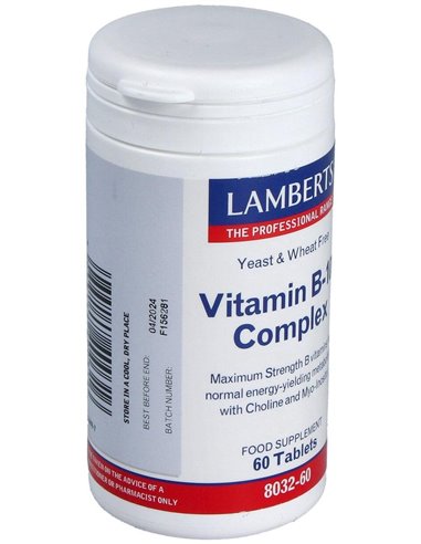 Complejo de Vitaminas B-100 60 Tabs. de Lamberts