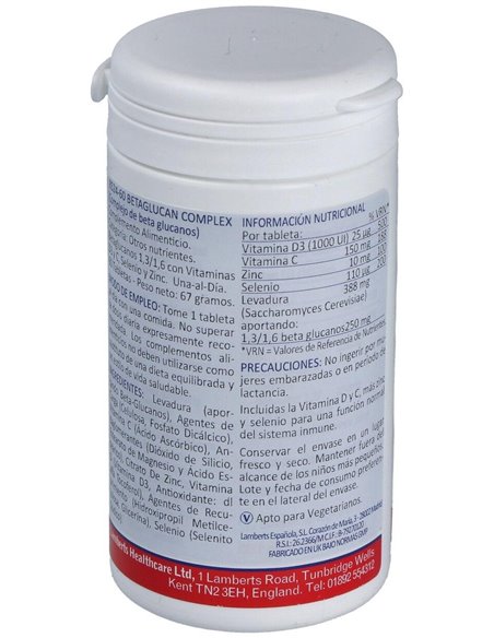 Complejo de Beta-Glucanos de Lamberts