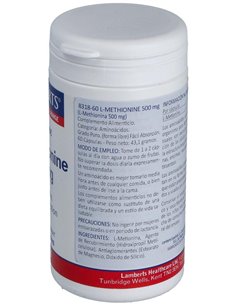 L-Metionina 500 mg de Lamberts 2
