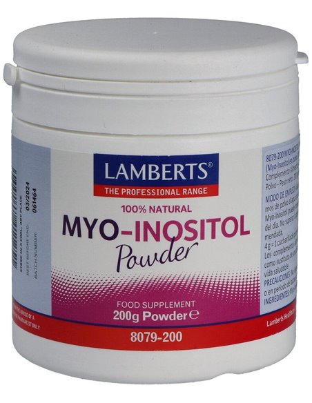 Myo Inositol en polvo 100% Natural de Lamberts