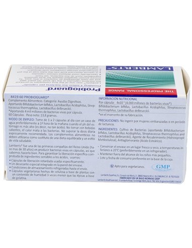 Probioguard® (4 cepas probióticas) de Lamberts