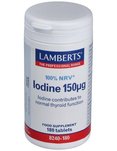 Yodo 150 µg (Como yoduro de potasio) de Lamberts