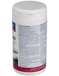 CalAbsorb® (Calcio 800 mg como citrato) 60 Tabs. de Lamberts 2