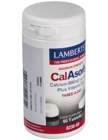 CalAbsorb® (Calcio 800 mg como citrato) 60 Tabs. de Lamberts