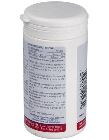 CalAbsorb® (Calcio 800 mg como citrato) 60 Tabs. de Lamberts