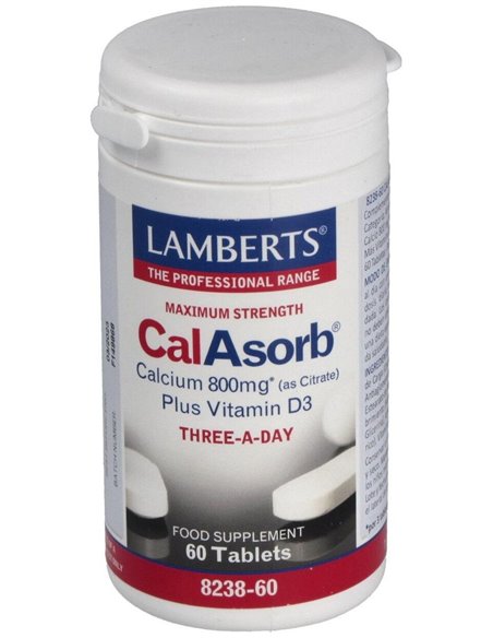 CalAbsorb® (Calcio 800 mg como citrato) de Lamberts