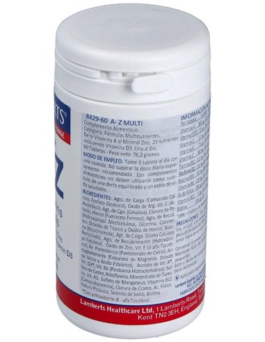 A to Z Multi (Vitaminas y Minerales) Una al Día de Lamberts