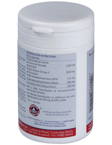Pulse® (Aceite Pescado 1300 mg  + CoQ10 100 mg) de Lamberts
