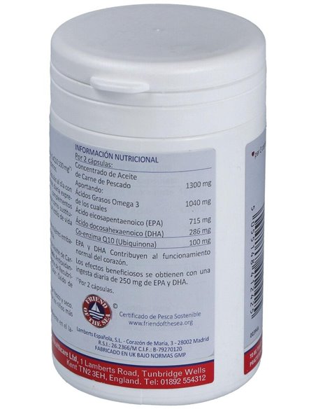 Pulse® (Aceite Pescado 1300 mg  + CoQ10 100 mg) de Lamberts
