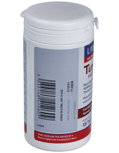 Cúrcuma de Liberación Rápida 120 Tabs. de Lamberts