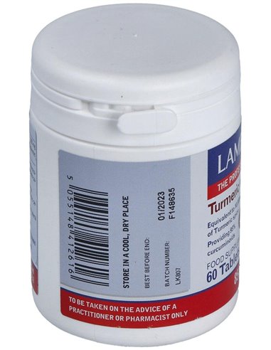 Cúrcuma de Liberación Rápida 60 Tabs. de Lamberts