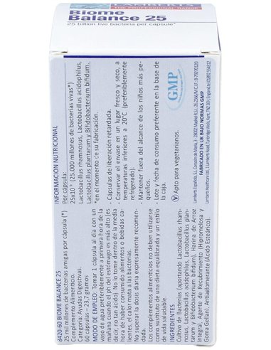 Biome Balance 25 60 Caps. de Lamberts